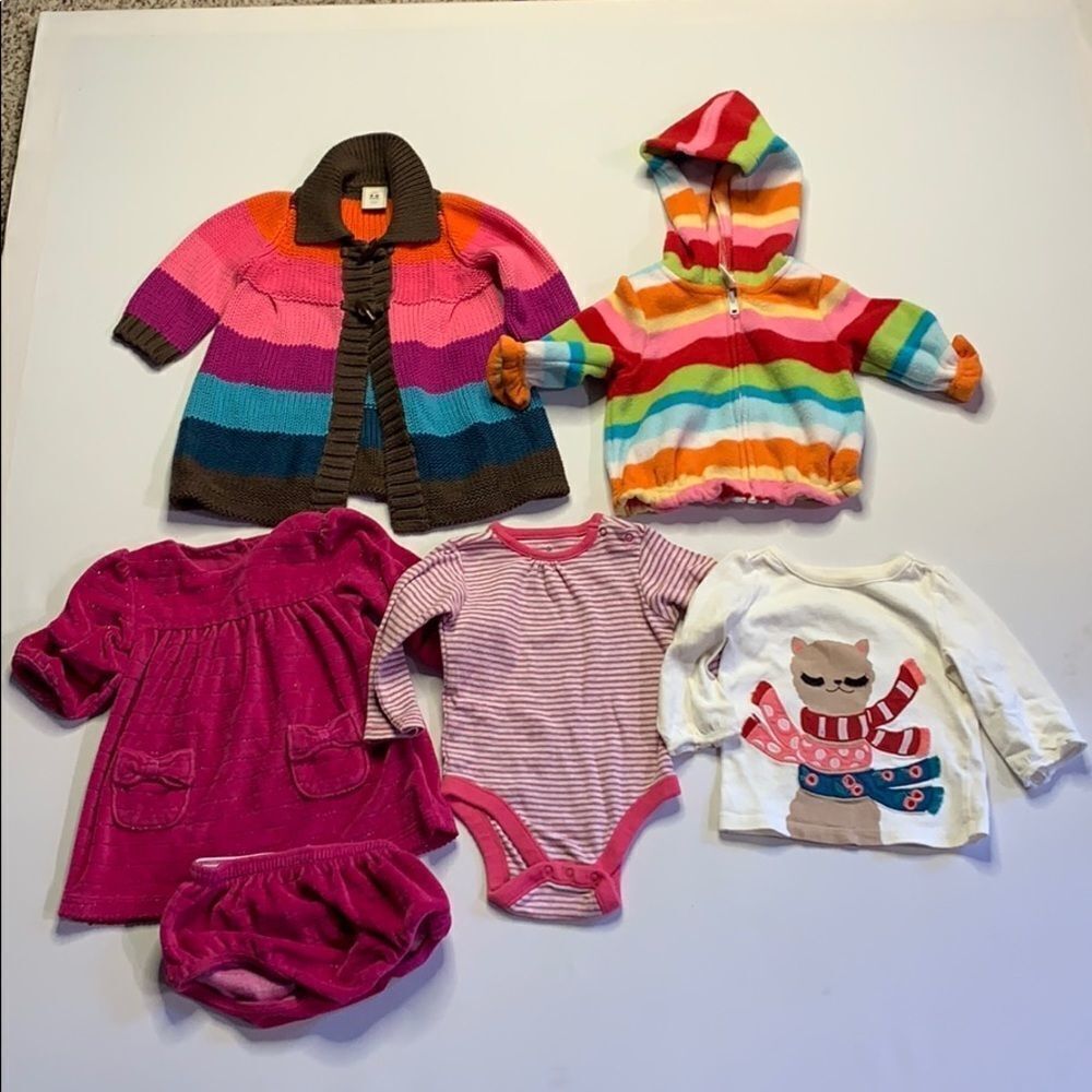 Girls Winter Clothing Lot 3-6months